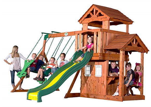 kidkraft paramount wooden playset